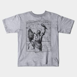 Orion Constellation Map - Aesthetic, Astronomy, Space Kids T-Shirt